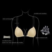 Sujetador adhesivo para mujer, vestido de novia con espalda descubierta, silicona de inmersión, cuello en U profundo, sujetadores adhesivos, levanta el pecho, ropa interior Invisible, cubierta para pezones - details 2