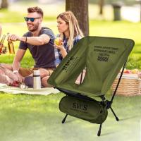 Silla plegable de tela Oxford ultraligera, adecuada para picnics, playas, turismo, acampadas al aire libre, senderismo y pesca. - details 10