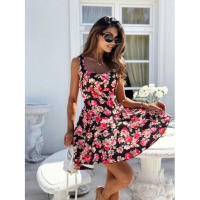 NOVEDAD DE VERANO 2025, vestido con abertura y diseño sin espalda con cuello cuadrado para mujer - details 3