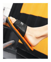 Nuevas zapatillas de verano de los hombres desgaste tendencia antideslizante zapatillas frescas casa de los hombres baño flip - details 19