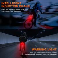 Anchtek-luz trasera inteligente para bicicleta, con intermitentes, Sensor de freno, Control remoto inalámbrico, alarma - details 3