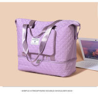 Bolsa deportiva para fitness Separación en seco y húmedo para mujer Ligero de gran capacidad Portátil Bolsa de viaje de corto recorrido Bolsa de equipaje independiente para jaula de zapatos - details 20