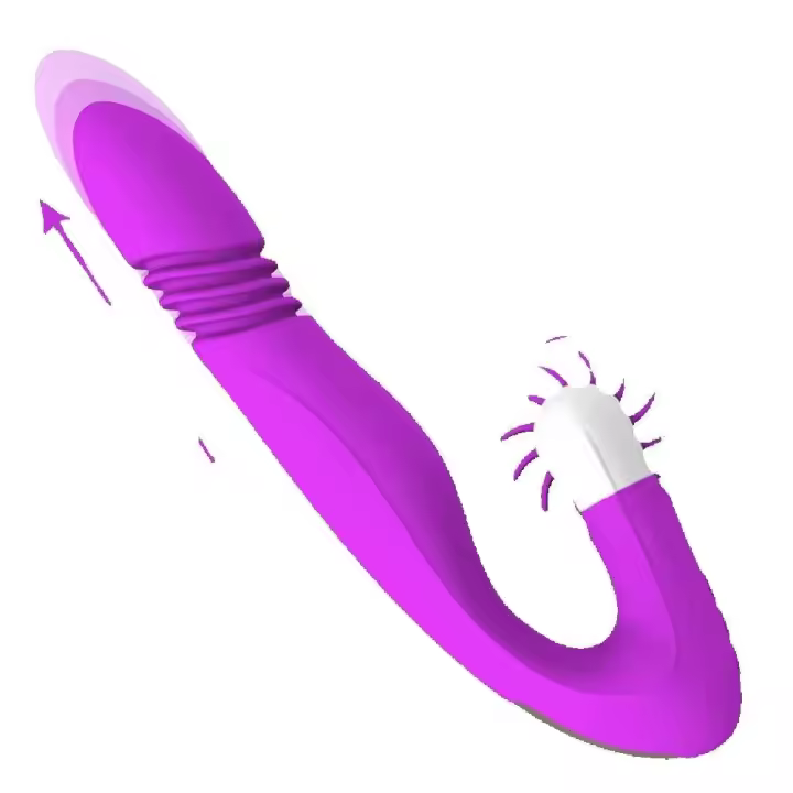 Vibrador de Lengua Telescópica Dildo Caliente para Estimulación Clitoriana y Punto G - 1