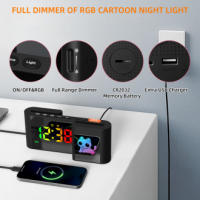 Reloj Despertador Digital Dual LED Ideal para Durmientes Función de Semana/Mañana Regulable - details 7
