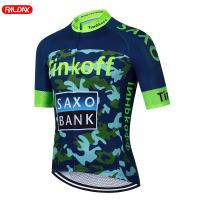Conjunto de maillot Tinkoff Saxo Bank, traje de ciclismo de verano transpirable, triatlón de ciclismo de montaña - details 17