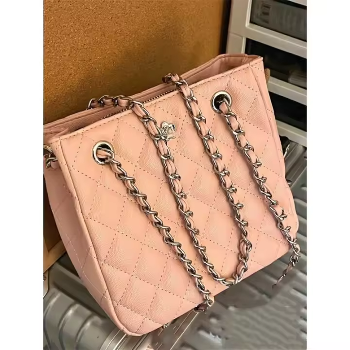 Rhombus Cadena De Moda Bolsa De Cubo Portátil Nueva Bolsa De Gran Capacidad Versátil De Un Solo Hombro Oblicuo Span - 1