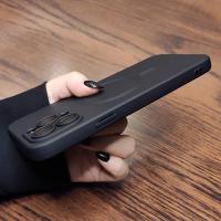 Magsafe-funda magnética negra de lujo para iPhone, protector de lente antideslizante mate de silicona suave, 16, 15, 14, 13, 12, 11 Pro Max Plus - details 10