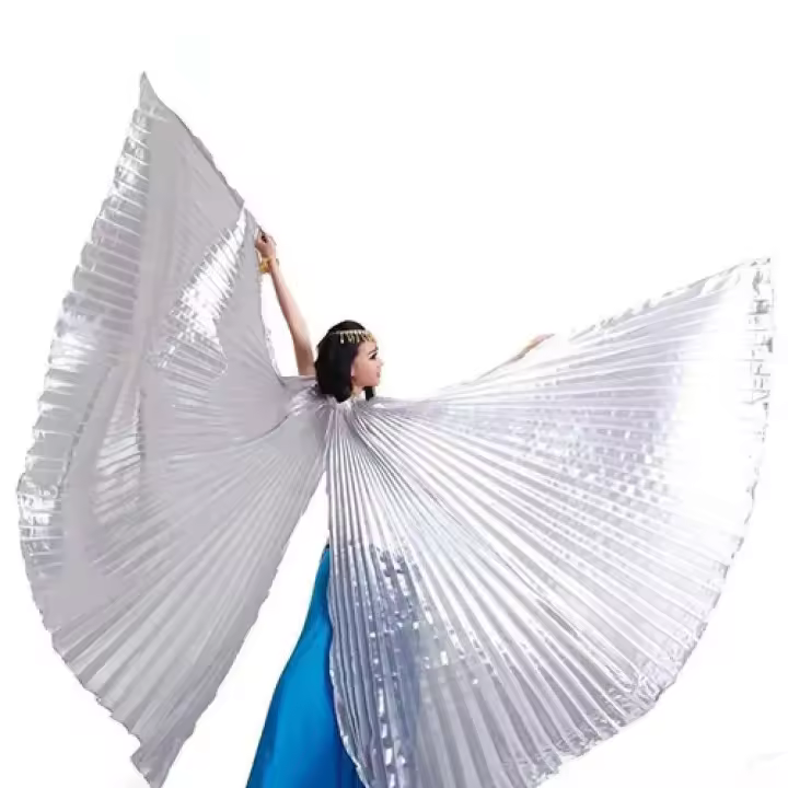 Moda mujer Egipto egipcio Tre alas profesionales accesorios de danza del vientre trajes de escenario - 1