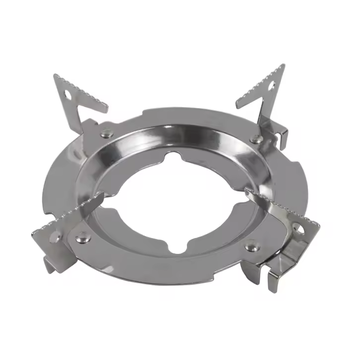 Soporte portátil para estufa, soporte de acero inoxidable para cocinar, soporte para olla de Camping - 1