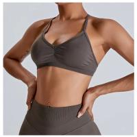 Sujetador deportivo con espalda cruzada para mujer, sujetador de yoga, correa de fitness para correr, sujetador de yoga - details 13