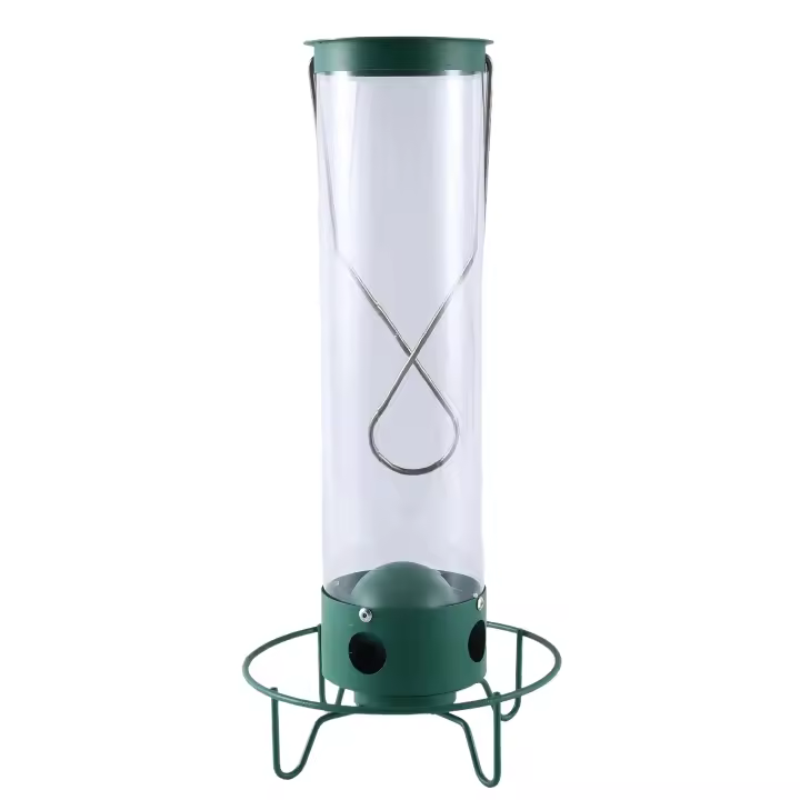 Alimentador de aves a prueba de ardilla, alimentadores colgantes de agua para pájaros, Alimentador automático para pájaros, accesorios para aves, decoración al aire libre - 1