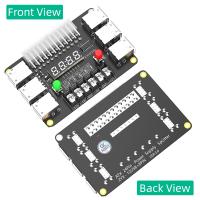 Fuente de alimentación ATX, tablero de ruptura con estuche acrílico, 3,3 V, 5V, 12V, -12V, voltaje de salida y 12 puertos USB, salida máxima de 3A - details 3