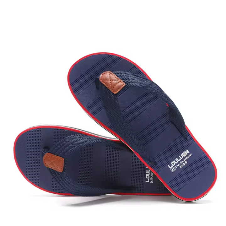 Nuevas Zapatillas de Playa para Hombres Antideslizantes, Tamaño Grande, Moda Fresca, Desgaste Exterior - 1