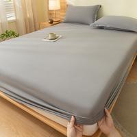 Bonenjoy-sábanas ajustadas, Funda de colchón de Color sólido, funda de cama elástica, ropa de cama para adultos y niños, Sábana bajera suave (sin funda de almohada) - details 5