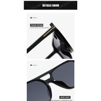 Gafas de Sol de Moda de Doble Viga Gafas de Sol Retro Cuadradas para Hombres y Mujeres - details 34