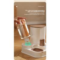 Alimentador automático para gatos, dispensador de agua, bebedero para perros y gatos, tazón de alimentación de acero inoxidable, botella para beber, cuencos, suministros para mascotas - details 5
