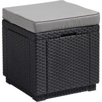 Cube de Grafito Hocker Ottoman de Muebles y Organización - details 0