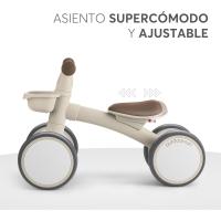Bicicleta Sin Pedales ZIPI, Correpasillos Bebé de 1 a 3 Años, Bicicleta Equilibrio, Bici Bebé con Canasta, Ajustable, Juguete para Niños, Regalo Bebé, Beige - details 3