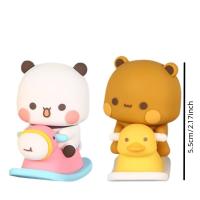Figura de Anime Bubu Dudu Panda oso figura oso Panda Panda Bubu Dudu figura muñeca dibujos animados coleccionable Panda Bubu oso modelo de juguete - details 0