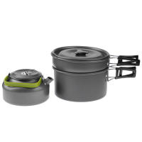 Juego de Cocina Plegable Portátil Utensilios Duraderos de Aluminio para 2-3 Personas Resistente al Calor Ideal para Camping y Picnics - details 11