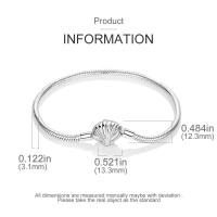 Pulsera De Plata Esmaltada Con Botella De Perfume Cadena De Serpiente Ajustable Para Mujer Joyería Fina DIY Regalo Con Encantos - details 10