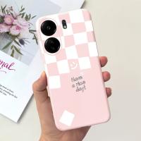 Funda trasera para Xiaomi Poco C65, cubierta suave de silicona líquida mate con estampado de dibujos animados de flores, protección a prueba de golpes - details 5
