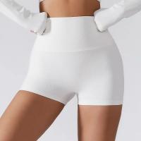 Pantalones cortos de ejercicio ajustados a la cintura, pantalones de yoga desnudos para levantamiento de cadera, leggings deportivos ajustados de cintura alta para mujer - details 4