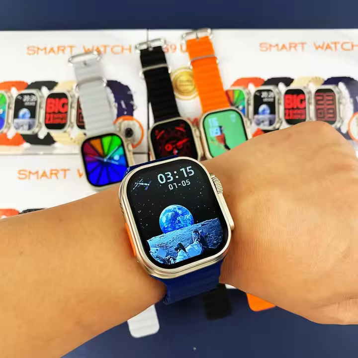 Reloj inteligente S9 Ultra 2.01HD, dispositivo con Bluetooth, llamada, monitoreo remoto para dormir, foto, música, Gama, carga inalámbrica, resistente al agua - 1