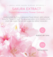 Set para el cuidado de la piel - JAPÓN SAKURA, Conjunto de Regalo para el Cuidado de la Piel para Mujer, Kit de 5 Piezas, Limpiador Facial, Tónico, Suero, Crema para Ojos, Crema Facial, para Mujeres Esposa Mamá - details 5