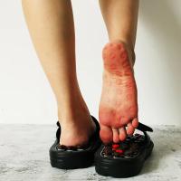 Sandalias de Masaje de Acupuntura Zapatillas para Hombres Terapia de Acupresión China - details 2
