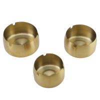 Ashtray Redondo De Acero Inoxidable Portátil Para Tabla Plata Metal Para Fumador Ash Tray De Smoker - details 0