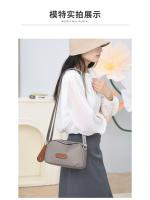 BINGMEI nuevo bolso de hombro casual para mujer tendencia japonesa color sólido tela Oxford antisalpicaduras simple versátil bolso de mensajero de moda - details 11