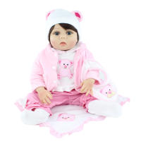 BZDOLL-Muñeca Reborn realista para niñas, juguete de 55 CM y 22 pulgadas, cuerpo de silicona suave completo, encantador, regalo de Navidad - details 16