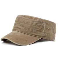 Gorras y sombrero lavados clásicos Vintage con parte superior plana para hombre, gorra ajustable ajustada más gruesa, sombreros militares cálidos de invierno para hombres - details 6