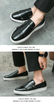 Zapatos de cuero de pie de moda, zapatos casuales de negocios con personalidad para hombres - details 13