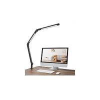 Lampara Escritorio LED, Fuente de Luz Dual Flexo de Escritorio Brazo Oscilante Abrazadera, LED 4 Modos de Color et 4 de Brillo, Control Tactil, de Mesa para Trabajo, Estudiar - details 9