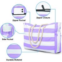 Bolsos de playa para mujer Bolso grande de playa impermeable Bolsos de playa con cremallera Bolso de piscina impermeable a prueba de arena Bolso grande - details 62