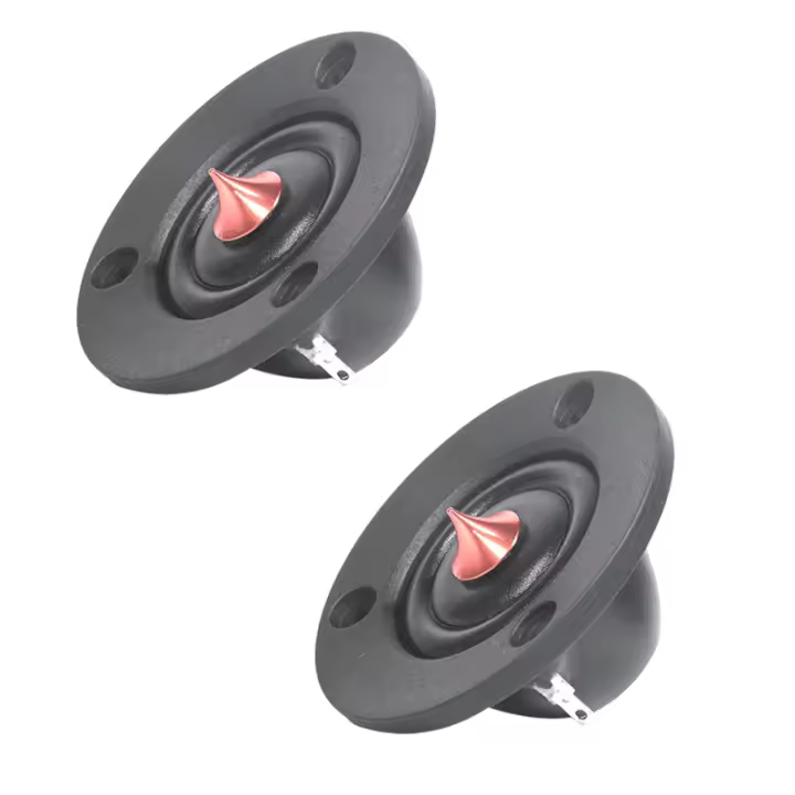 Altavoz Tweeter para coche, dispositivo de 2 piezas, 2 pulgadas, diafragma de seda china, agudos de neodimio, cine en casa, 4ohm - 1