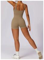 Seamless One-piece Yoga Clothing High-intensity Sweat Wicking Threaded Elastic Sports Tight Fitness One-piece Clothing Female - details 23