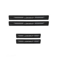 Pegatinas de Lámina de Puerta Protector de Umbral de Auto Resistente a Arañazos y Decalcomanías de Fibra de Carbono para Lancer EX Accesorios - details 3