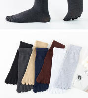 Calcetines de cinco dedos para hombre, medias clásicas de color sólido, transpirables para todas las estaciones - details 8