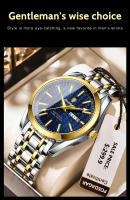 Reloj de Negocios de Lujo POEDAGAR Correa de Acero Inoxidable Luminoso Resistente al Agua - details 5