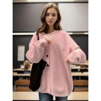 Suéter de punto con cuello en V para mujer, informal, ropa de abrigo, 2024 - details 6