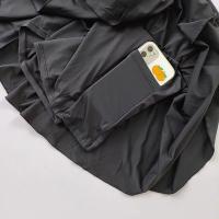 Falda corta deportiva para mujer, media falda falsa de dos piezas para correr, secado rápido, bloqueo de cadera, antideslumbrante, tenis transpirable - details 2