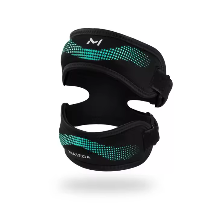 Double Silicone Kneepad Patellar Belt Knee Meniscus Adjustable Sports Knee Pads Elastic Protective Gear Patellar Band Badminton - 1