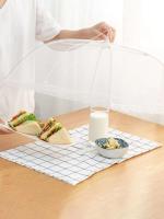 1 unidad de cubierta para alimentos, mosquitera plegable, paraguas, protección para picnic, cubierta para platos, accesorios de cocina - details 2