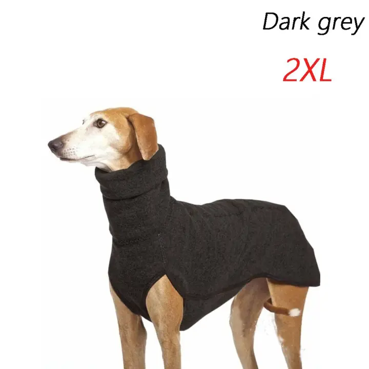Disfraces de Galgo para mascotas, Sudadera con capucha, abrigo de Pitbull, chaqueta de cuello alto para perros, chaleco con arnés, ropa de moda de invierno - 1