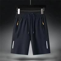 Pantalones Cortos de Playa de Seda de Hielo Ultra Delgados Ropa Deportiva Casual para Hombres en Verano Secado Rápido Talla Suelta Estilo Gimnasio - details 3
