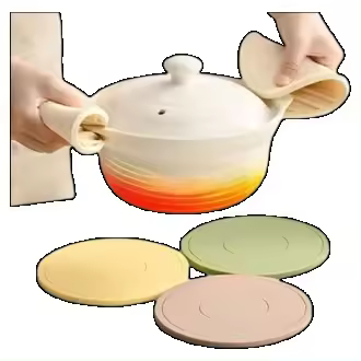 Posavasos de silicona, alfombra aislante para mesa de comedor, multifuncional, anti-quemaduras - 1
