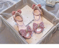 Moda Arco Niños Rosa Pez Boca Mostrar Princesa Zapatos - details 13